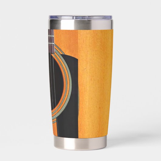 ギターサウンドホパーソナライズされたール 保温保冷タンブラー (背面)
