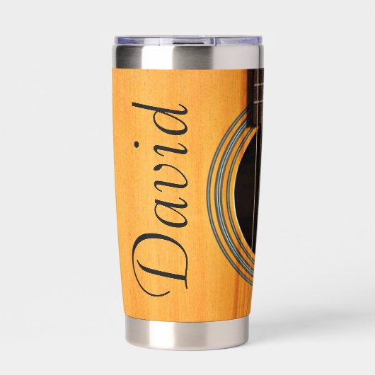 ギターサウンドホパーソナライズされたール 保温保冷タンブラー (正面)