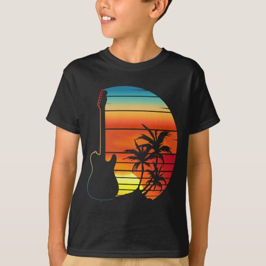 ギターサンセットラバー Tシャツ (正面)