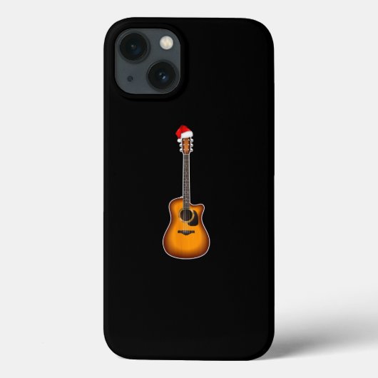 ギターサンタハットクリスマスパジャマの装飾 Case-Mate iPhoneケース (裏面)