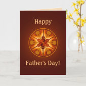 ギターサークル父の日カード カード (黄色い花)