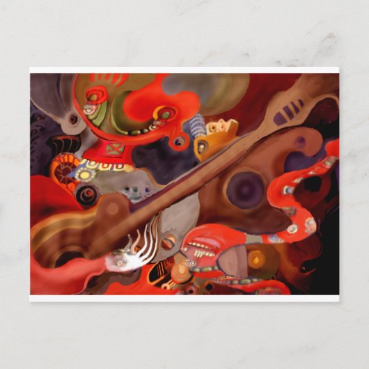 ギターシャマンバイアルブルーノ* ポストカード (正面)