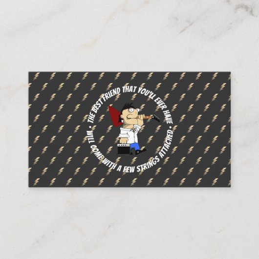 ギターショップリュティエ販売カスタム修理サービス 名刺 (正面)