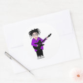 ギターシールラウンド ラウンドシール (封筒)