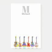 ギタースカラフルモノグラム ポストイット (正面)