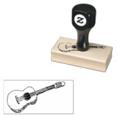 ギタースケッチデザイン ラバースタンプ (押印)