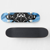 ギタースケルトンスケートボード スケートボード (横)