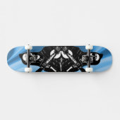 ギタースケルトンスケートボード スケートボード (横)