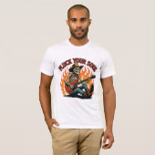 ギタースケルトン Tシャツ (正面フル)