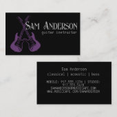 ギタースタイリッシュー コーリングカード (正面/裏面)