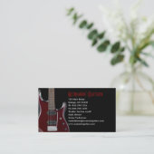 ギターストアデザイン名刺 名刺 (スタンド正面)