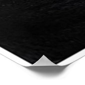 ギターストリングキャンバスBW ポスター (角)