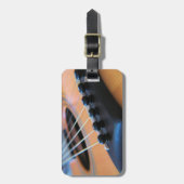 ギターストリングスの荷物又は識別ラベル ラゲッジタグ (正面縦)