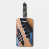 ギターストリングスの荷物又は識別ラベル ラゲッジタグ (裏面縦)