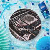 ギターストリングスインレザー紙プレート ペーパープレート (パーティー)