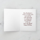 ギターストリングスハッピーバースデー カード (内部)