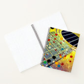 ギターストリングスミュージカル水彩 ノートブック (内部)