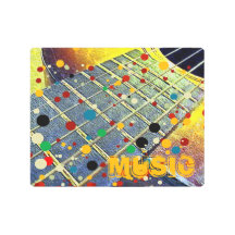 ギターストリングスミュージカル水彩