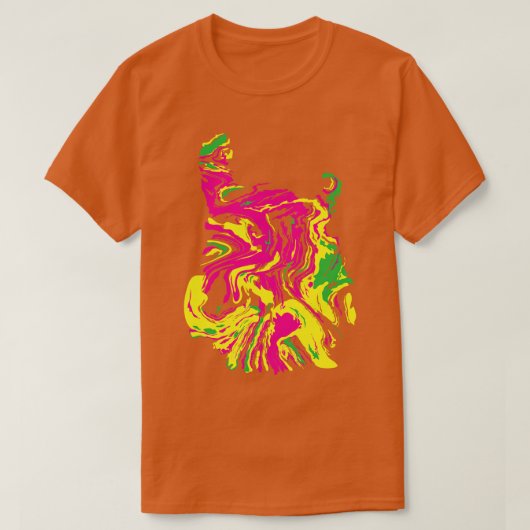 ギタースワールサイケデリック Tシャツ (デザイン正面)