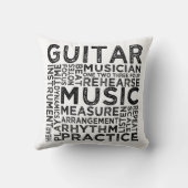 ギタータイポグラフィ クッション (裏面)