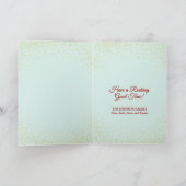 ギターツリークリスマスカード シーズンカード (内部)