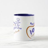 ギターテーマ声高に生きる マグカップ (中央)