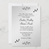 ギターテーマ結婚式招待状5" x 7" 招待状 (正面)