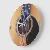ギターデザインウォールクロック ラージ壁時計 (傾斜)