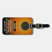 ギターデザインラゲッジタグ ラゲッジタグ (正面横)