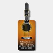 ギターデザインラゲッジタグ ラゲッジタグ (正面縦)