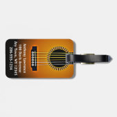 ギターデザインラゲッジタグ ラゲッジタグ (裏面横)