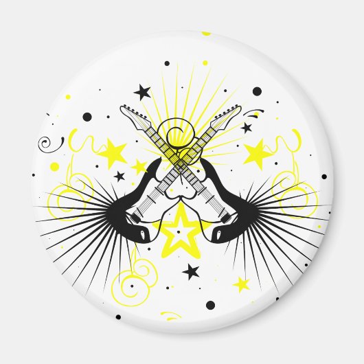 ギターデザイン マグネット (正面)