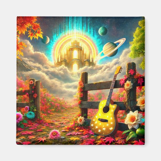 ギターデザイン マグネット (正面)