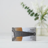 ギターデジタルインクビジネスカード 名刺 (スタンド正面)