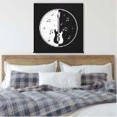 ギターナイト キャンバスプリント (インサイチュ (寝室))