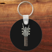 ギターネックのロック – 甘いロックンロールS キーホルダー (裏面)