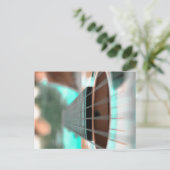 ギターハガキ ポストカード (スタンド正面)