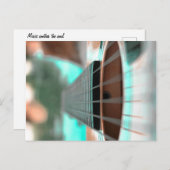 ギターハガキ ポストカード (正面/裏面)