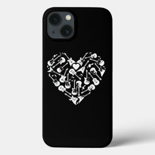 ギターハートギタリストのバレンタインデー iPhone 13ケース