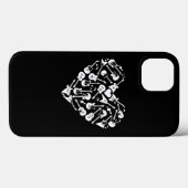 ギターハートギタリストのバレンタインデー Case-Mate iPhoneケース (裏面 (横))