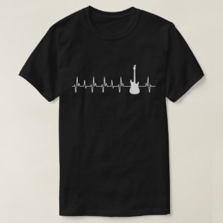 ギターハートビートギフトエレキギター愛好家 Tシャツ