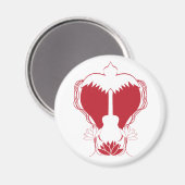 ギターハート精神 マグネット (正面/裏面)