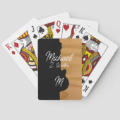 ギターハーフブラック | half-Wood手書き名 トランプ (裏面)