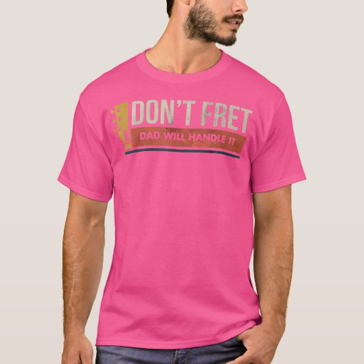 ギターバースデーおやじギャグ Tシャツ (正面)