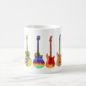 ギターパターカラフルンのギタリスト コーヒーマグカップ (中央)