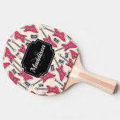 ギターパターン 卓球ラケット (横)