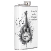 ギターパパパーソナライズされたフラスコ。父の日 フラスク (右)