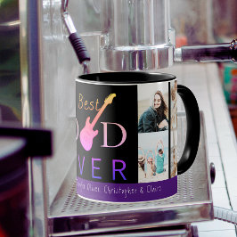 ギターパパ最高のパパEver Photo Collage Fanthers Day マグカップ