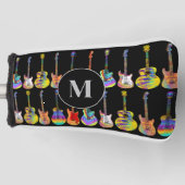 ギターパーソナライズされた ゴルフヘッドカバー (正面)