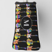 ギターパーソナライズされた ゴルフヘッドカバー (回転90)